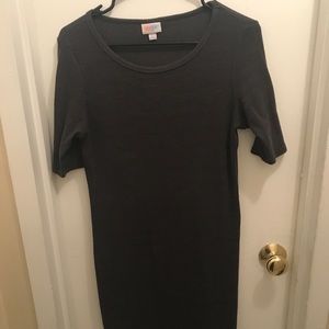 Lularoe Charcoal/Gray Julia Tunic/Dress